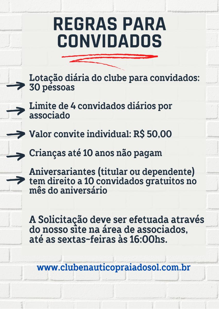 Regras para Convidados